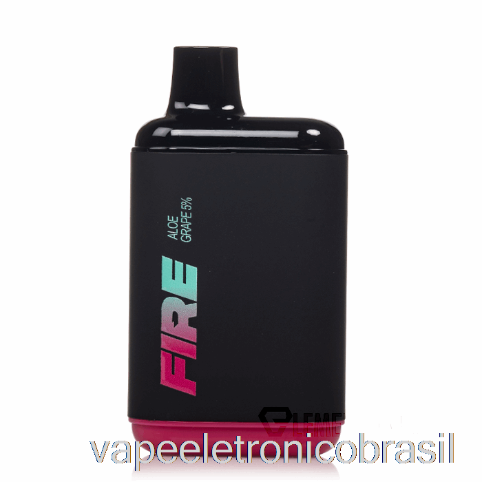 Vape Eletronico Fire Xl 6000 Descartável Aloe Uva